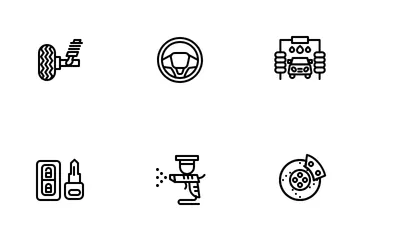 Car Mechanic Icon Pack