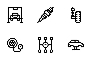 Car Mechanic Icon Pack