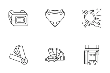 Car Painting Icon Pack