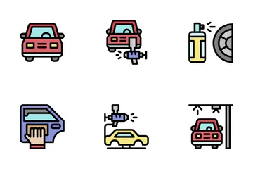 Car Painting Icon Pack