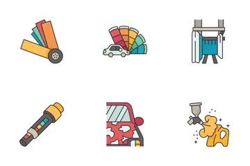 Car Painting Icon Pack