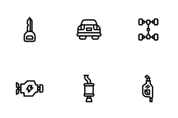 Car Parts Icon Pack