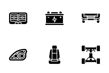 Car Parts Icon Pack