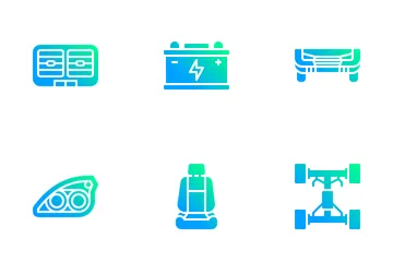 Car Parts Icon Pack