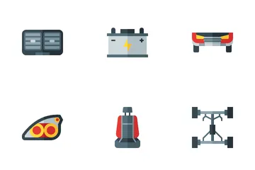 Car Parts Icon Pack