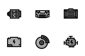 Car Parts Icon Pack