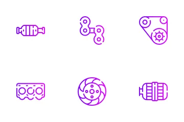 Car Parts Icon Pack