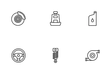 Car Parts Icon Pack