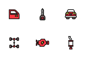 Car Parts Icon Pack