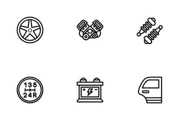 Car Parts Icon Pack