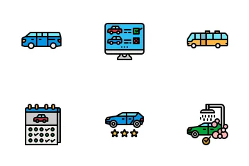 Car Rent Icon Pack