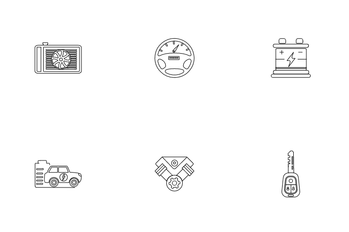 Car Repair Icon, Service Categories Iconpack