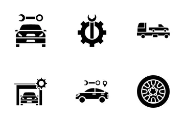 Car Repairing Icon Pack