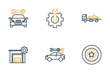 Car Repairing Icon Pack