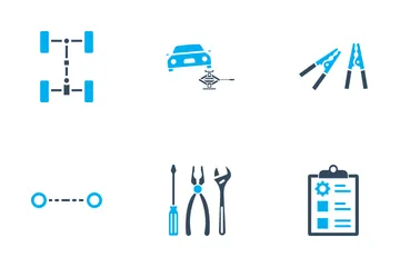 Car Repairing Icon Pack