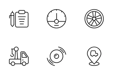 Car Repairing Icon Pack