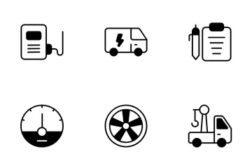 Car Repairing Icon Pack