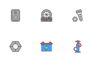 Car Service And Maintenance Icon Pack