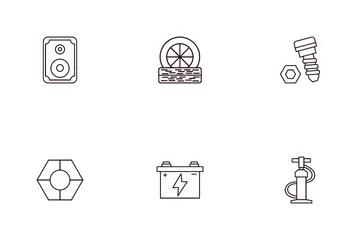 Car Service And Maintenance Icon Pack
