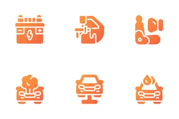 Car Service And Repair Icon Pack