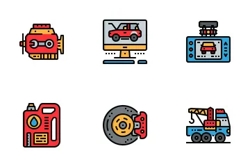 Car Service Icon Pack