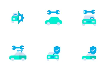 Car Services - Flat Icon Pack