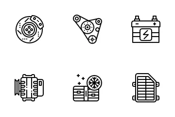 Car Services Icon Pack