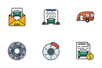 Car Services Icon Pack