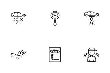 Car Servicing Icon Pack