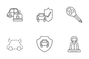 Car Theft Icon Pack