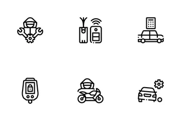 Car Theft Icon Pack