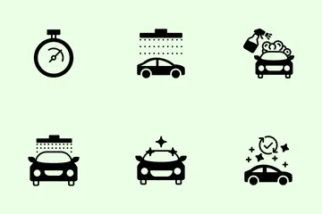 Car Wash Icon Pack