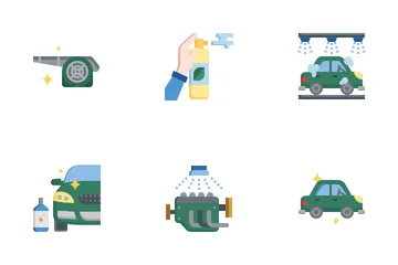 Car Wash Icon Pack