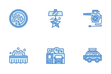 Car Wash Icon Pack