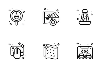 Car Wash Icon Pack