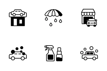 Car Wash Icon Pack