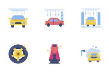 Car Wash Icon Pack