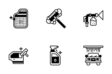 Car Wash Icon Pack