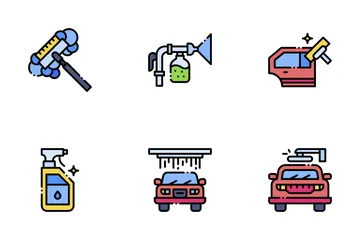 Car Wash Icon Pack