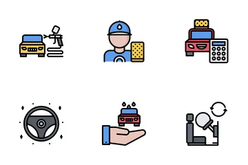 Car Wash Icon Pack