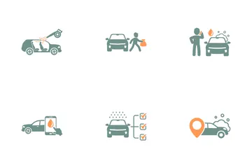 Car Wash Icon Pack