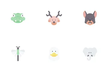 Cara de animal Paquete de Iconos