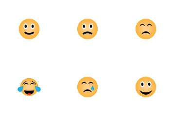 Emoji de reacción facial Paquete de Iconos