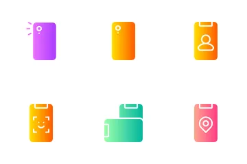 Funciones del teléfono inteligente Paquete de Iconos
