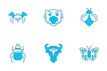 Caras de animales Icon Pack