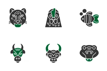 Caras de animales Icon Pack