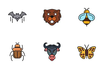 Caras de animales Icon Pack