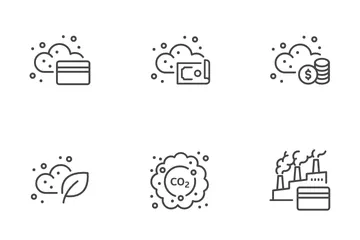 Carbon Credit Icon Pack