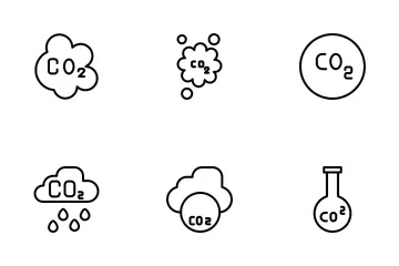 Carbon Dioxide Icon Pack