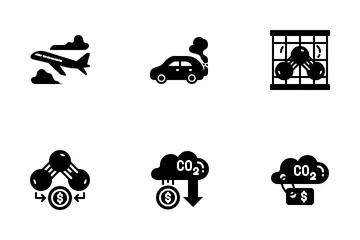 Carbon Dioxide Icon Pack